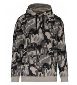 Férfi kapucnis felső Grey Camouflage XXL